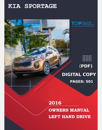 kia sportage 2016 owners manual
